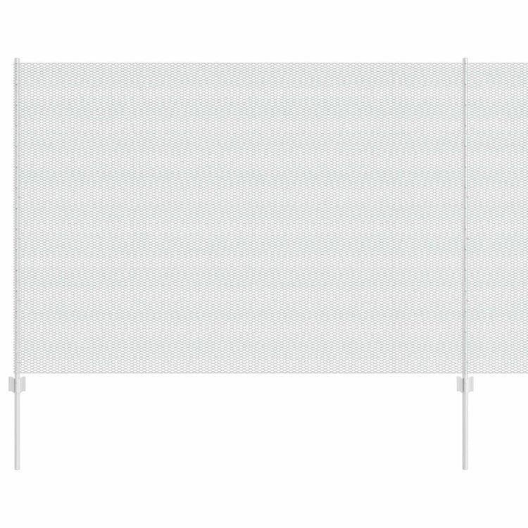 Vidaxl-Zaun mit silbernem Pfosten 1,6 x 25 m aus Stahl
