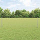 Vidaxxl Zaun mit Pfosten Silber 0,6 x 50 m Stahl