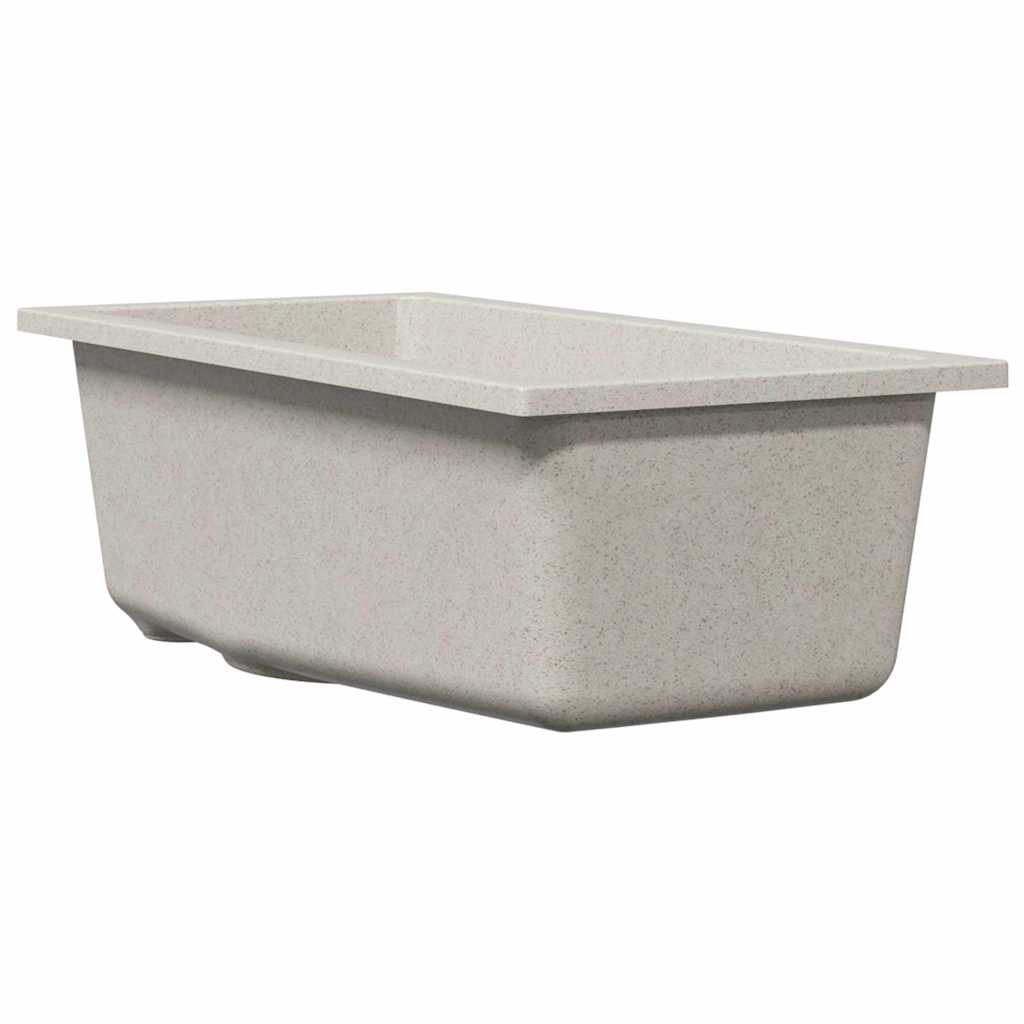 Vidaxx Küchenspüle Beige 21 x 44 x 14 cm Granit