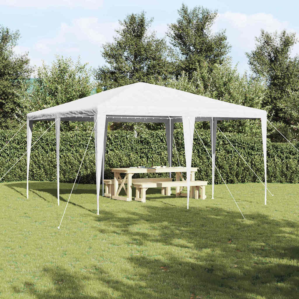 Vidaxx Partyzelt weiß 400 x 400 x 266 cm Polyethylen und Stahl