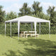 Vidaxx Partyzelt weiß 400 x 400 x 266 cm Polyethylen und Stahl