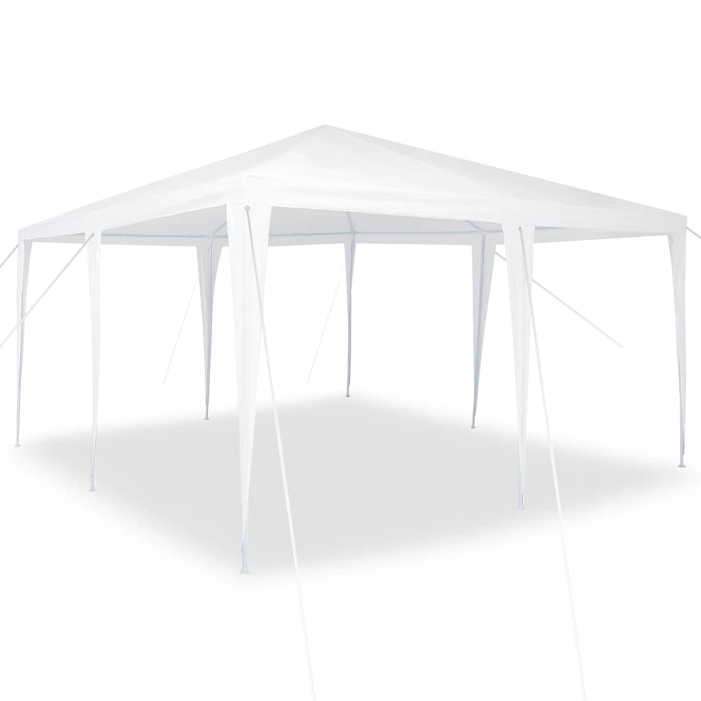 Vidaxx Partyzelt weiß 400 x 400 x 266 cm Polyethylen und Stahl