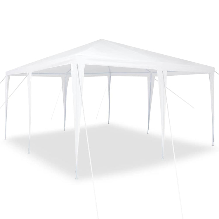 Vidaxx Partyzelt weiß 400 x 400 x 266 cm Polyethylen und Stahl