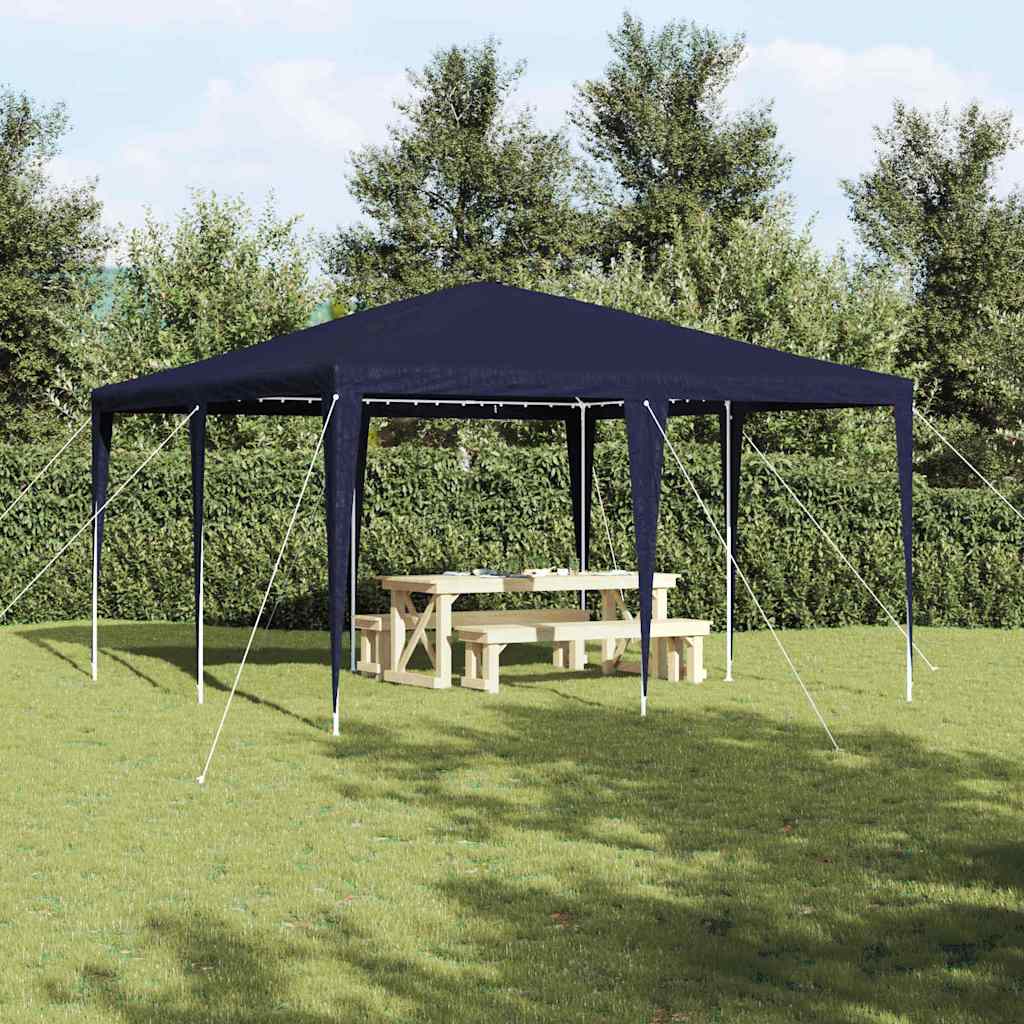 Vidaxx Partyzelt blau 400 x 400 x 266 cm Polyethylen und Stahl