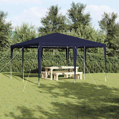 Vidaxx Partyzelt blau 400 x 400 x 266 cm Polyethylen und Stahl