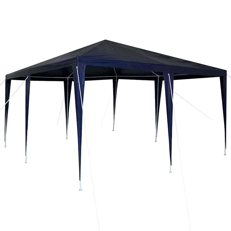 Vidaxx Partyzelt blau 400 x 400 x 266 cm Polyethylen und Stahl