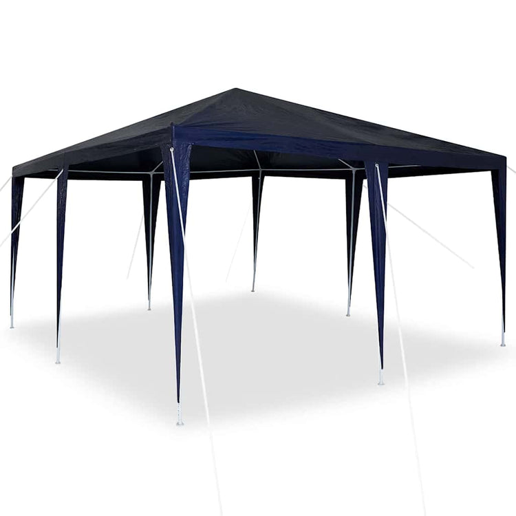 Vidaxx Partyzelt blau 400 x 400 x 266 cm Polyethylen und Stahl