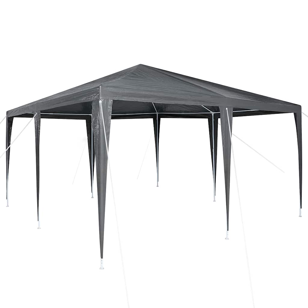 Vidaxx Partyzelt Anthrazit 400 x 400 x 266 cm Polyethylen und Stahl