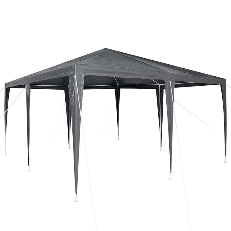 Vidaxx Partyzelt Anthrazit 400 x 400 x 266 cm Polyethylen und Stahl