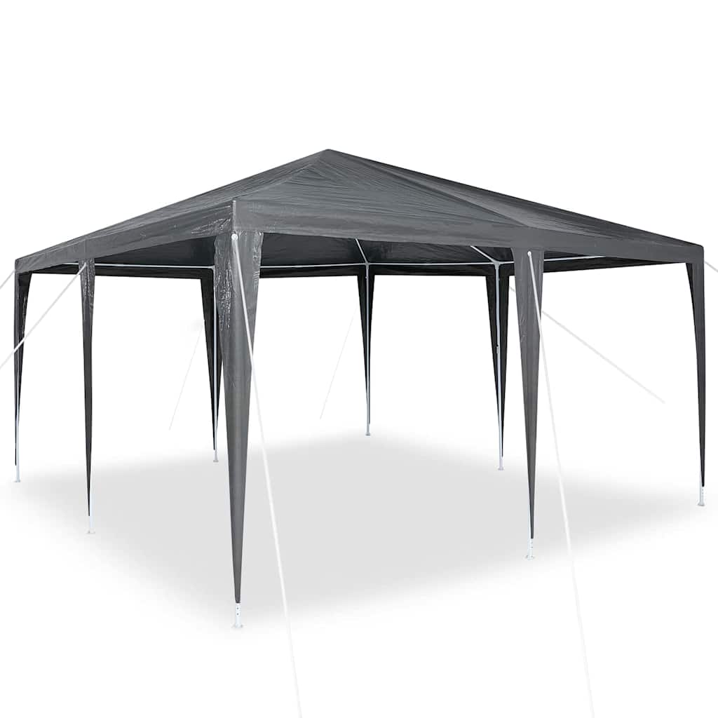 Vidaxx Partyzelt Anthrazit 400 x 400 x 266 cm Polyethylen und Stahl