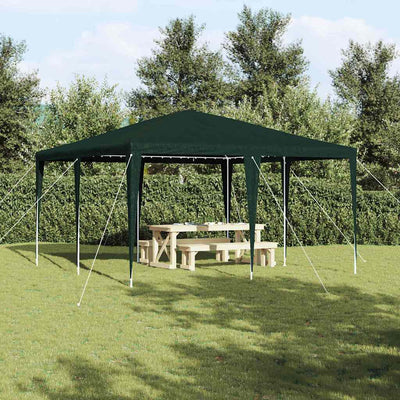 Vidaxx Partyzelt grün 400 x 400 x 266 cm Polyethylen und Stahl