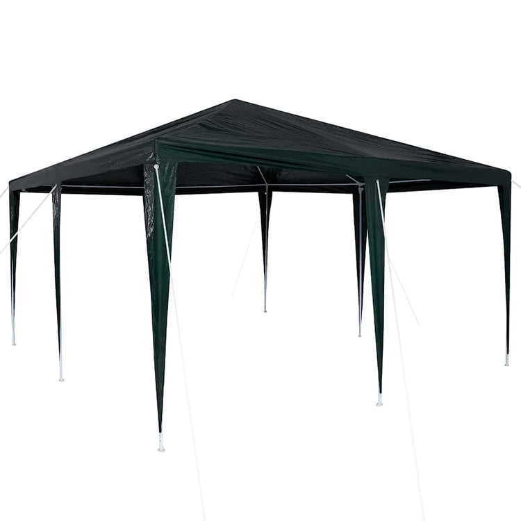 Vidaxx Partyzelt grün 400 x 400 x 266 cm Polyethylen und Stahl