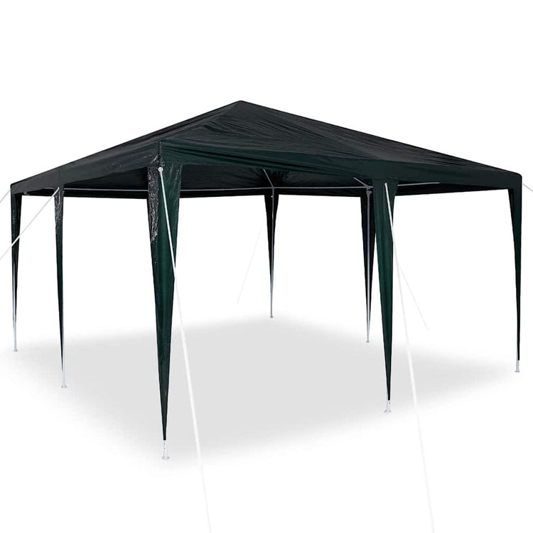 Vidaxx Partyzelt grün 400 x 400 x 266 cm Polyethylen und Stahl