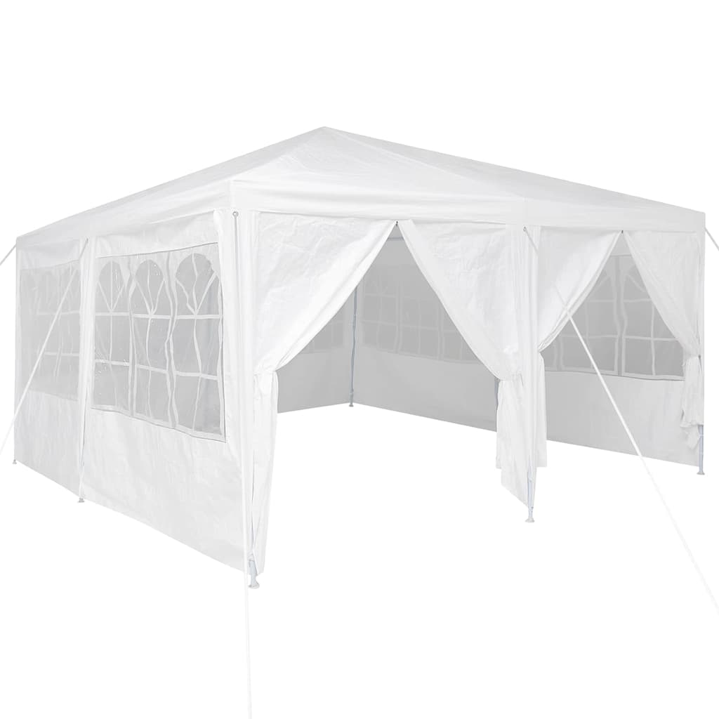 Vidaxx Partyzelt weiß 400 x 400 x 266 cm Polyethylen