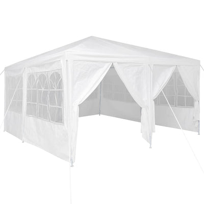 Vidaxx Partyzelt weiß 400 x 400 x 266 cm Polyethylen