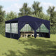 Vidaxx Partyzelt blau 400 x 400 x 266 cm Polyethylen
