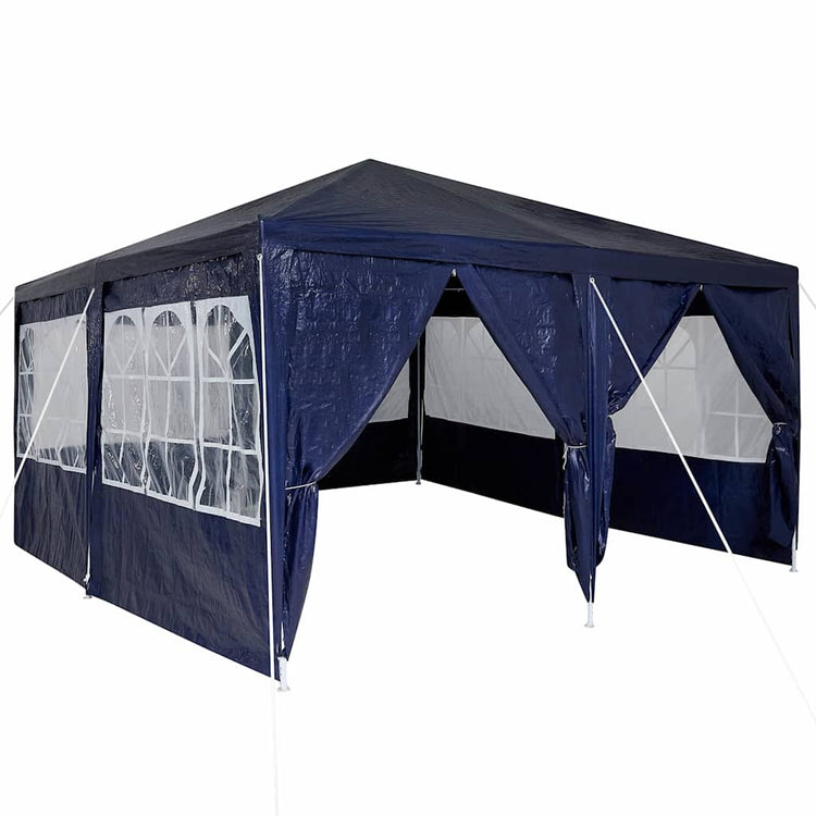 Vidaxx Partyzelt blau 400 x 400 x 266 cm Polyethylen