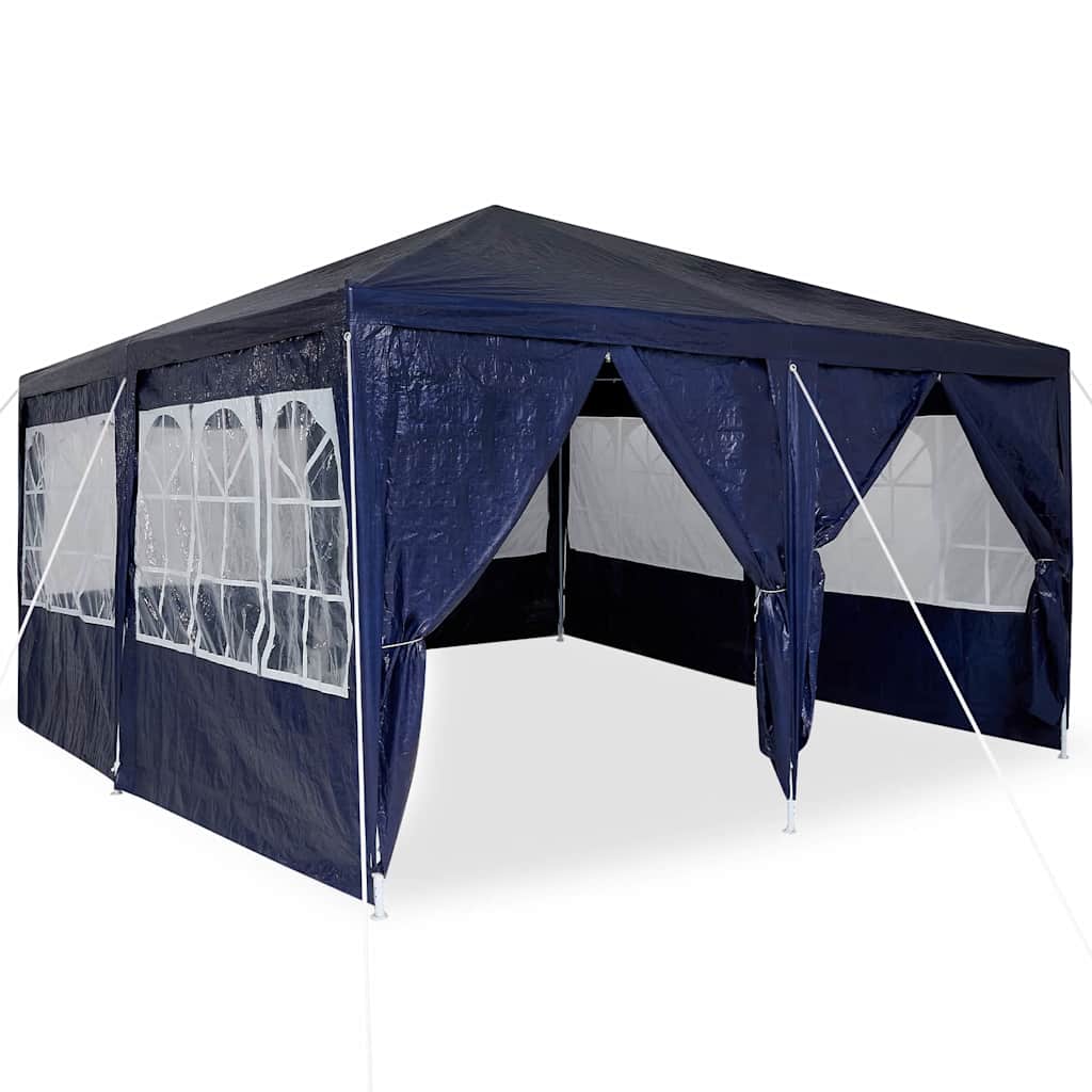 Vidaxx Partyzelt blau 400 x 400 x 266 cm Polyethylen