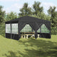 Vidaxx Partyzelt Anthrazit 400 x 400 x 266 cm Polyethylen