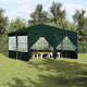 Vidaxx Partyzelt grün 400 x 400 x 266 cm Polyethylen