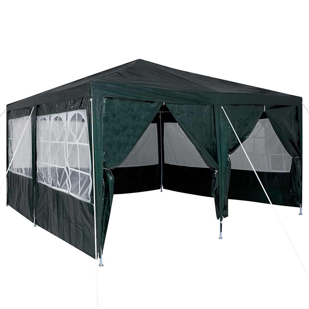 Vidaxx Partyzelt grün 400 x 400 x 266 cm Polyethylen