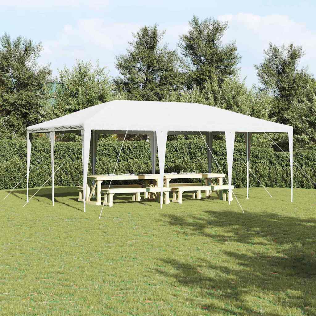Vidaxx Partyzelt weiß 600 x 400 x 266 cm Polyethylen und Stahl