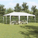 Vidaxx Partyzelt weiß 600 x 400 x 266 cm Polyethylen und Stahl