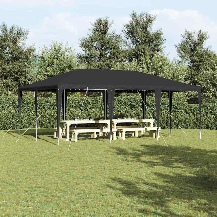 Vidaxx Partyzelt Anthrazit 600 x 400 x 266 cm Polyethylen und Stahl