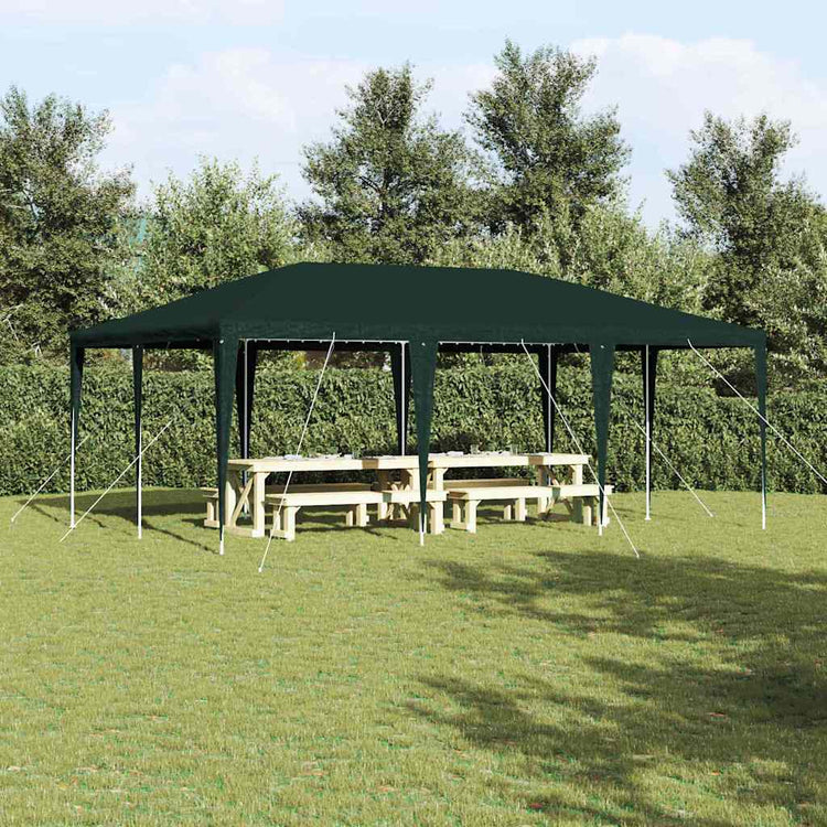 Vidaxx Partyzelt grün 600 x 400 x 266 cm Polyethylen und Stahl