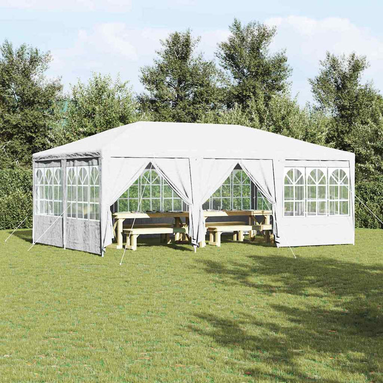Vidaxx Partyzelt weiß 600 x 400 x 266 cm Polyethylen