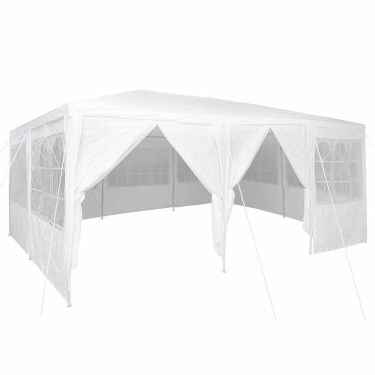 Vidaxx Partyzelt weiß 600 x 400 x 266 cm Polyethylen