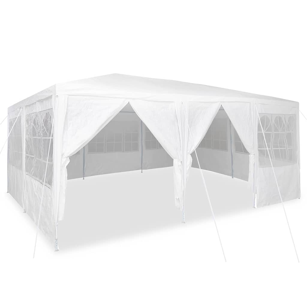 Vidaxx Partyzelt weiß 600 x 400 x 266 cm Polyethylen