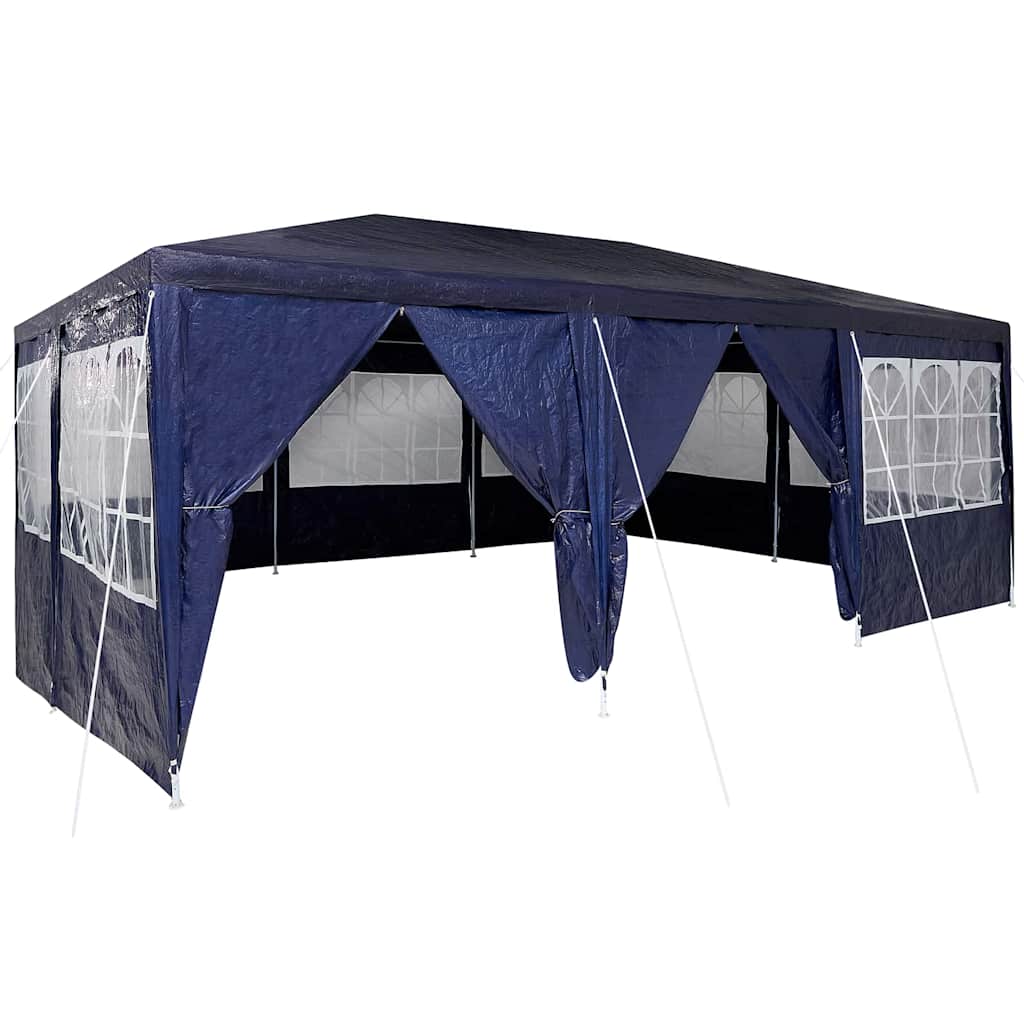 Vidaxx Partyzelt blau 600 x 400 x 266 cm Polyethylen