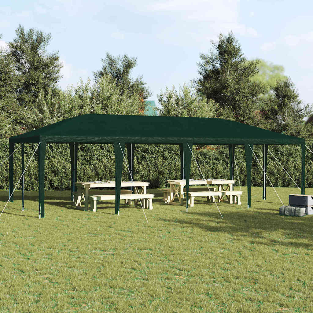 Vidaxx Partyzelt grün 800 x 400 x 266 cm Polyethylen und Stahl