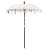 Vidaxl Balinesischer Sonnenschirm creme 190 x 190 x 260 cm