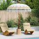 Vidaxl Balinesischer Sonnenschirm creme 190 x 190 x 260 cm