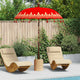 Vidaxl Balinesischer Sonnenschirm Rot 185 x 185 x 260 cm