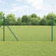 Vidaxl Maschendrahtzaun Grün 10 x 1,6 m Stahl