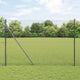 Vidaxl Maschendrahtzaun grau 10 x 1,6 m Stahl