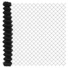 Vidaxl Maschendrahtzaun grau 10 x 1,6 m Stahl