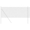 Vidaxl Maschendrahtzaun grau 25 x 0,4 m Stahl