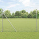 Vidaxl Maschendrahtzaun Silber 10 x 1,5 m aus verzinktem Stahl