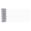 Vidaxl Maschendrahtzaun Silber 25 x 0,6 m aus verzinktem Stahl