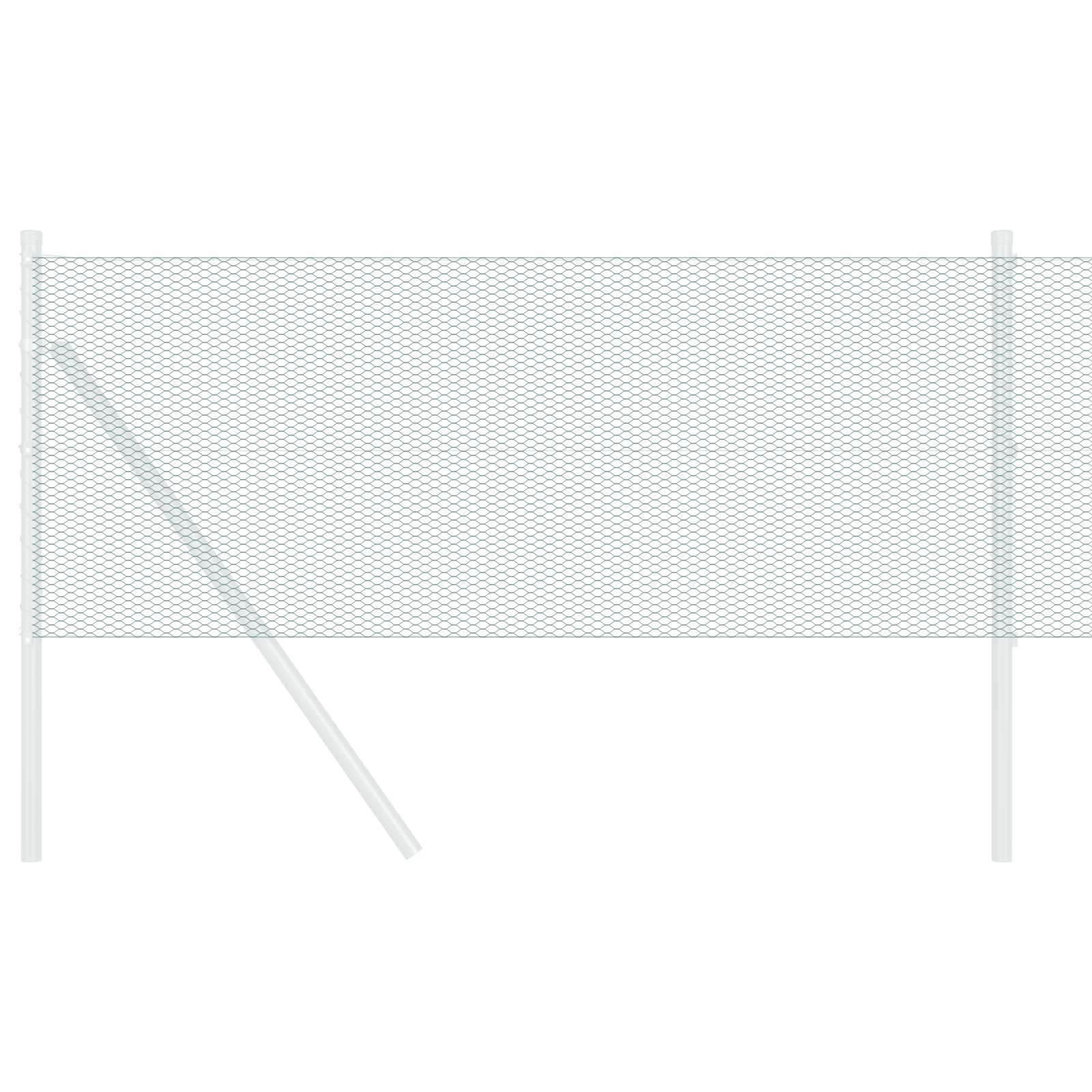 Vidaxx Sechseckzaun grün 0,4 x 10 m PVC