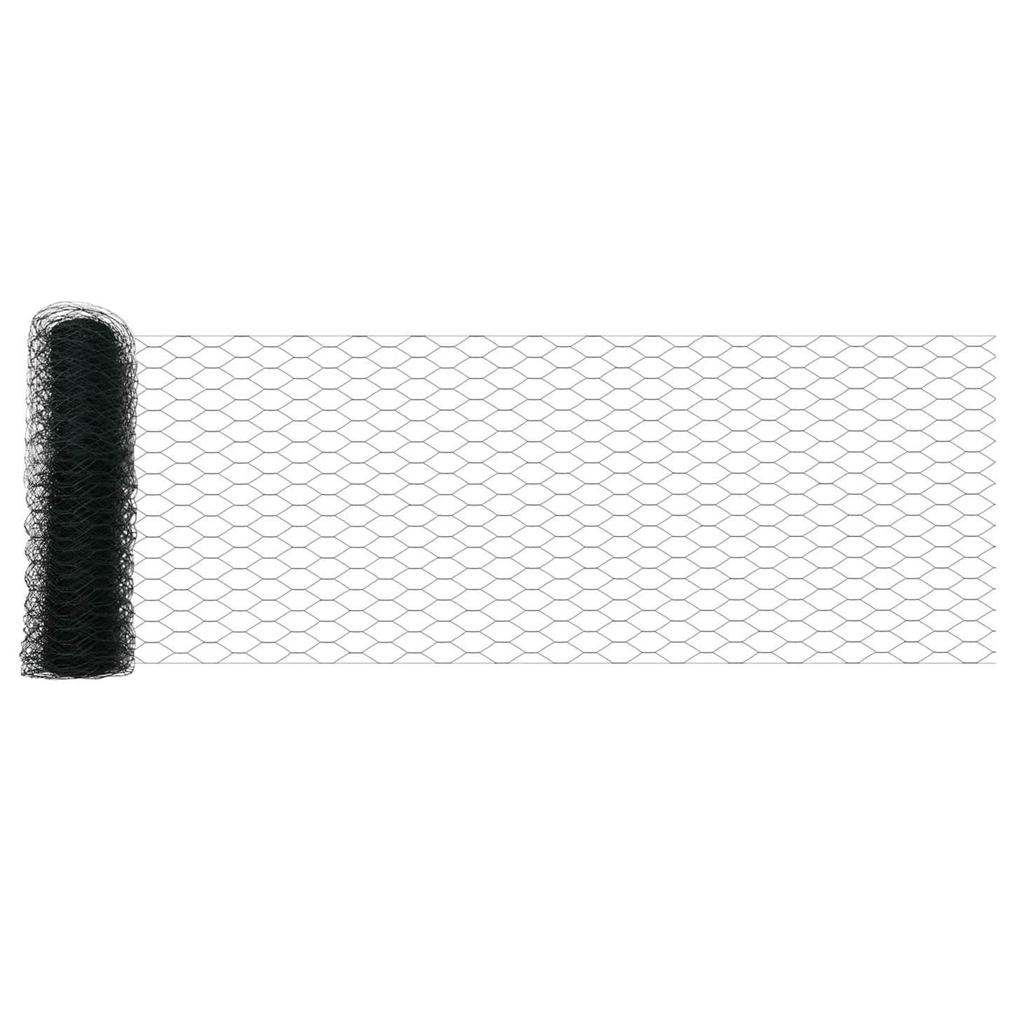 Vidaxx Sechseckzaun grün 0,4 x 10 m PVC