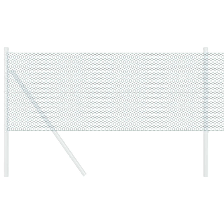 VidaXL Sechseckzaun grün 0,6 x 10 m PVC