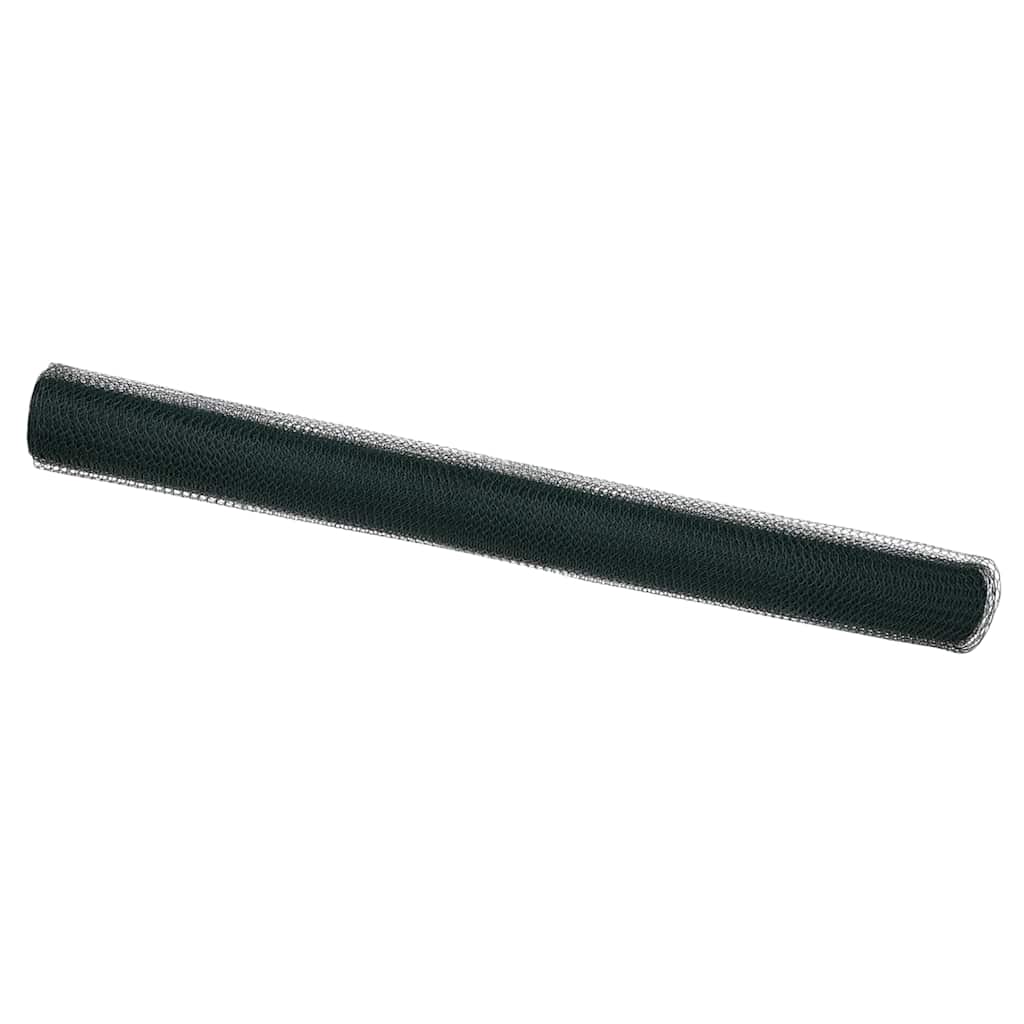 VidaXL Sechseckzaun grün 1,6 x 25 m PVC