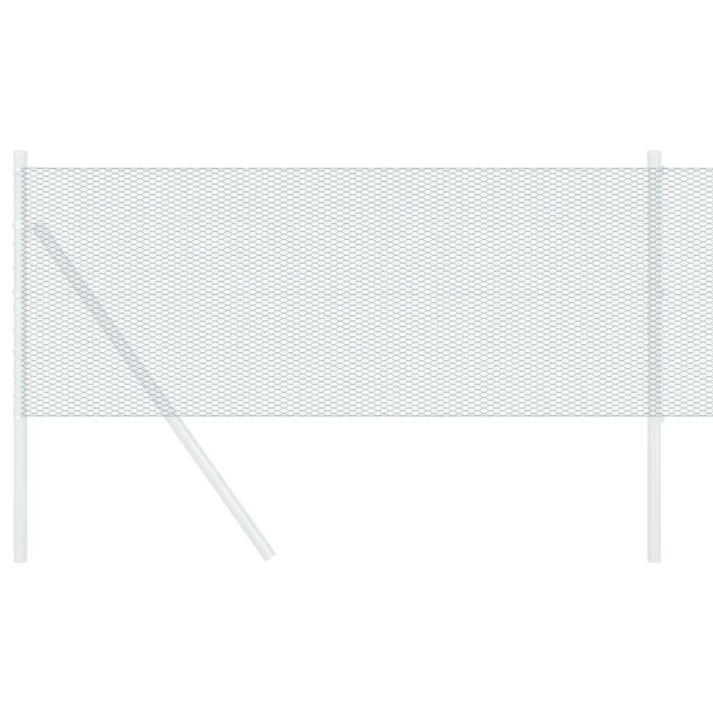 Vidaxx Sechseckzaun grün 0,5 x 50 m PVC