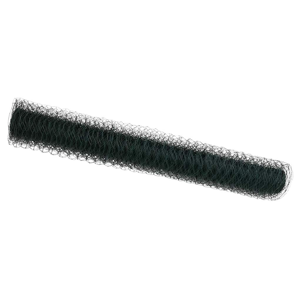 VidaXL Sechseckzaun grün 1 x 50 m PVC