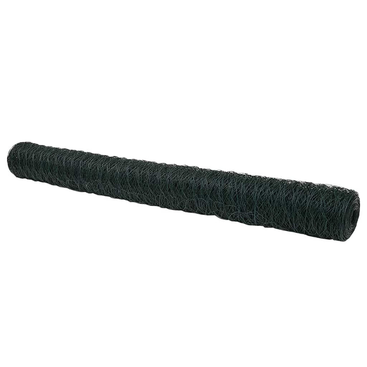 VidaXL Sechseckzaun Grün 1,6 x 50 m PVC